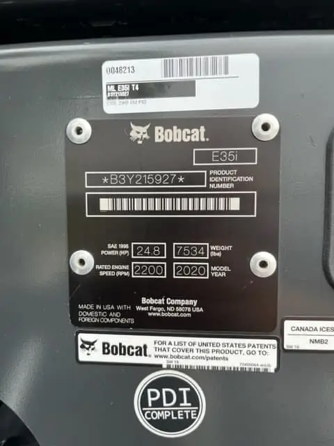 2020 Bobcat E35 Excavator photo 26