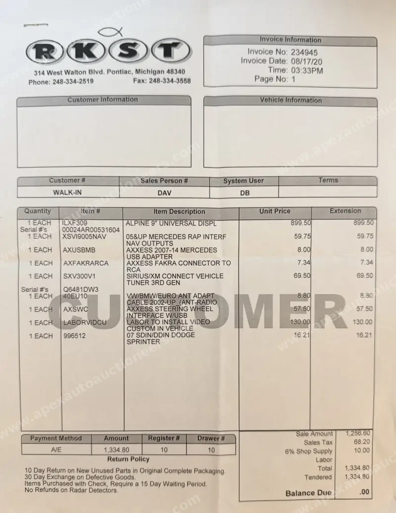 2019 Mercedes-Benz Sprinter 3500 Winnebago Era BM170X photo 201